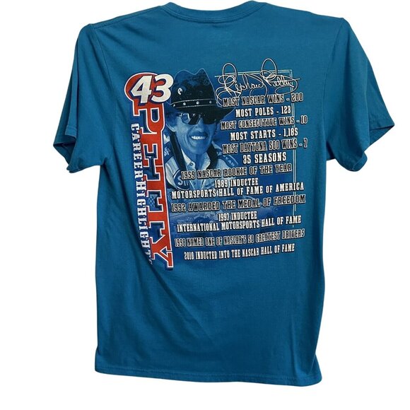 Petty #43 Fanatics Nascar Classics Racing Double Sided Graphics Men's SZ M - Picture 3 of 9